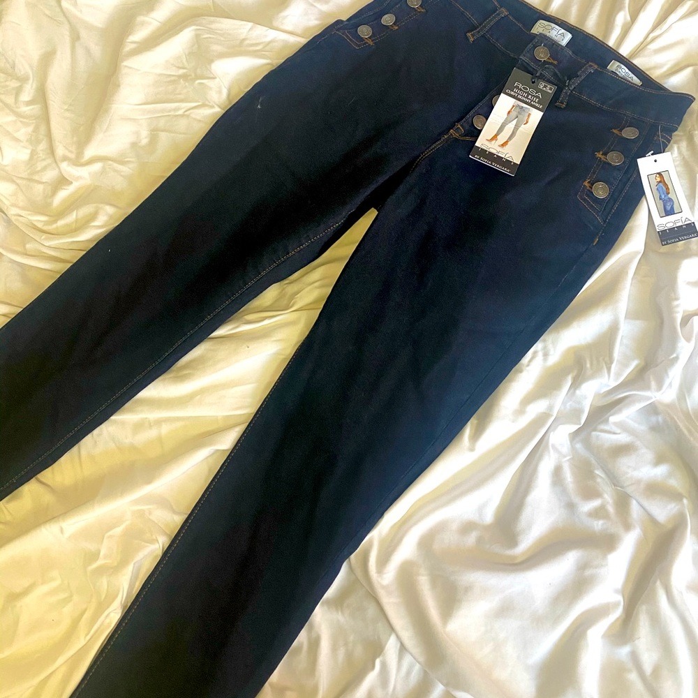 SOFIA VERGARA Dark Skinny Jeans